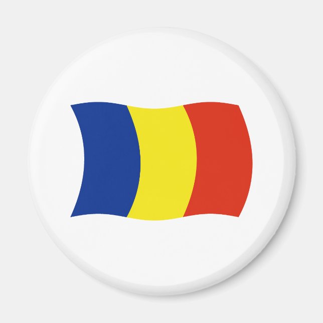 Romania Flag Magnet (Front)