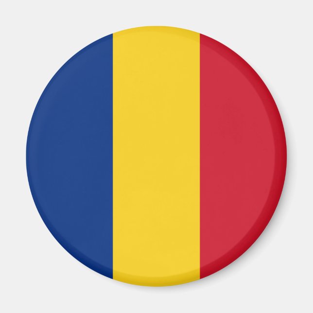 Romania Flag Magnet (Front)