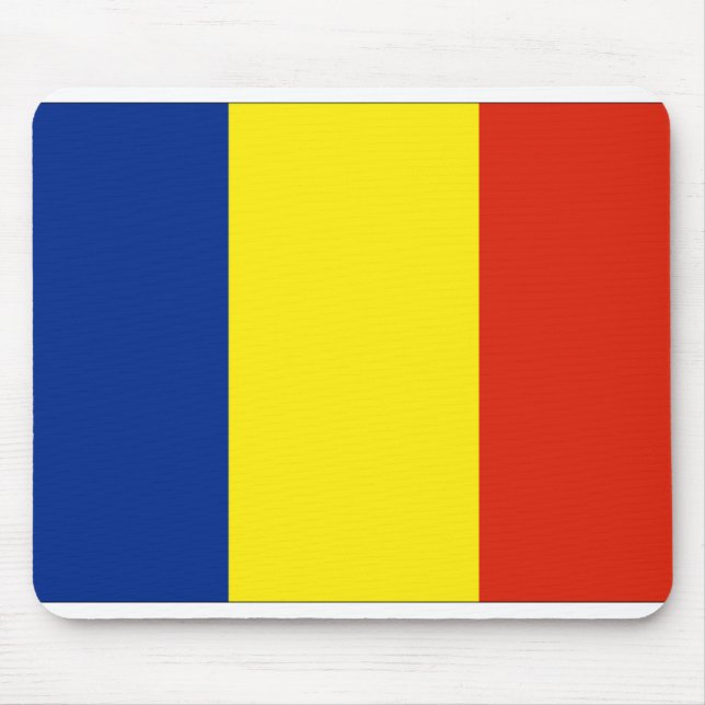 Romania flag mouse mat (Front)