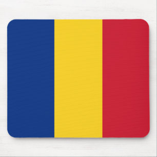 Romania Flag Mouse Mat