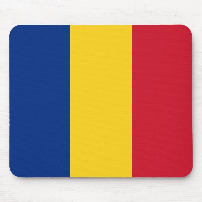 Romania Flag Mouse Mat (Front)