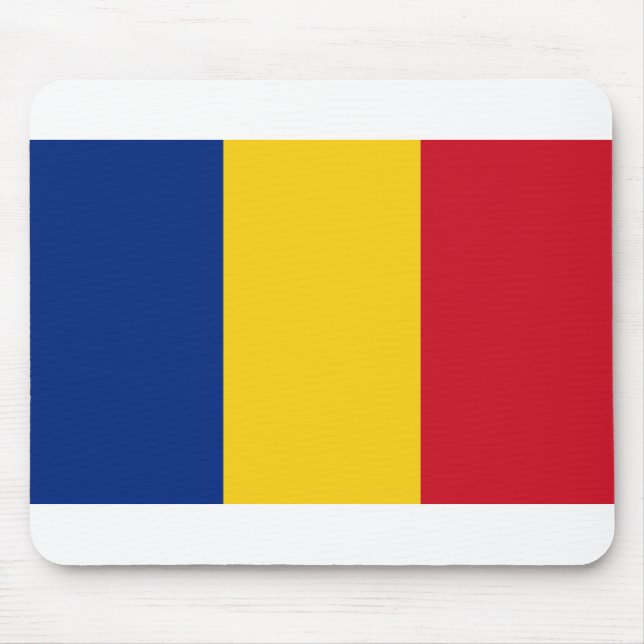 Romania Flag Mouse Mat (Front)