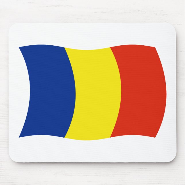 Romania Flag Mousepad (Front)