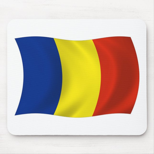 Romania Flag Mousepad (Front)