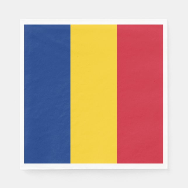 Romania Flag Napkin (Front)