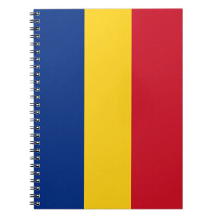 Romania flag notebook