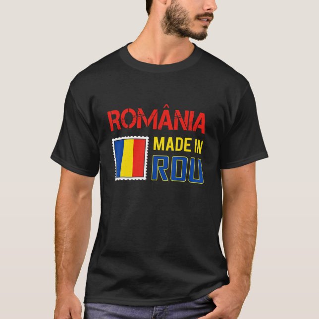 Romania Flag Of Romania Romanian T-Shirt (Front)