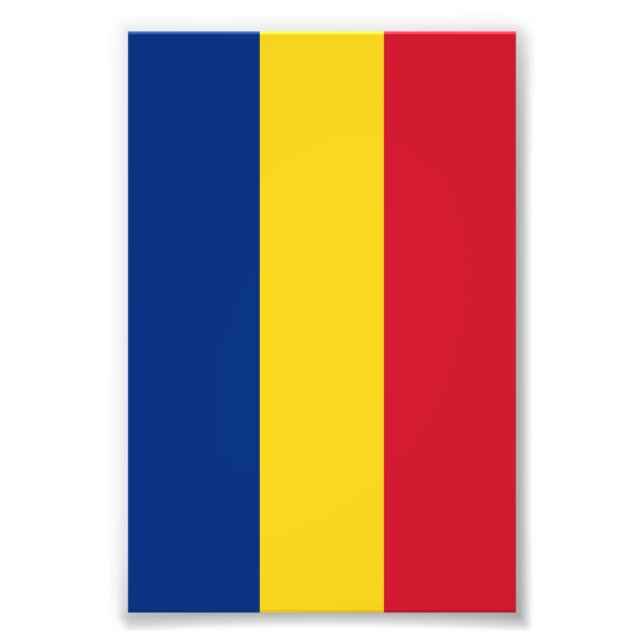 Romania flag photo print (Front)