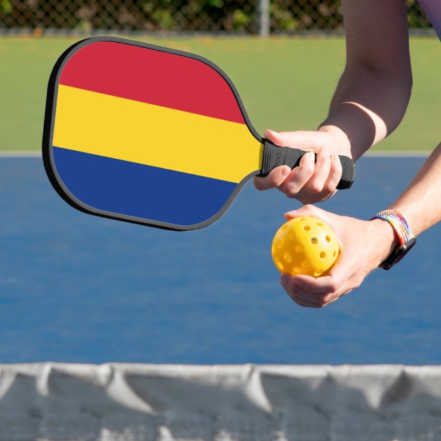 Romania flag pickleball paddle (Insitu)