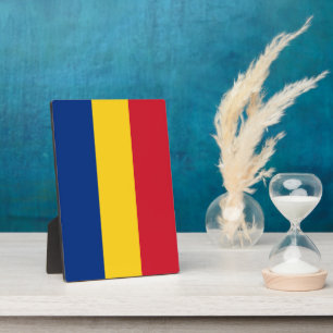Romania flag plaque