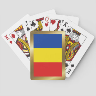Romania Flag Playing Cards