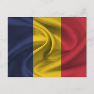 Romania Flag Postcard