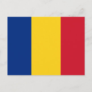 Romania Flag Postcard