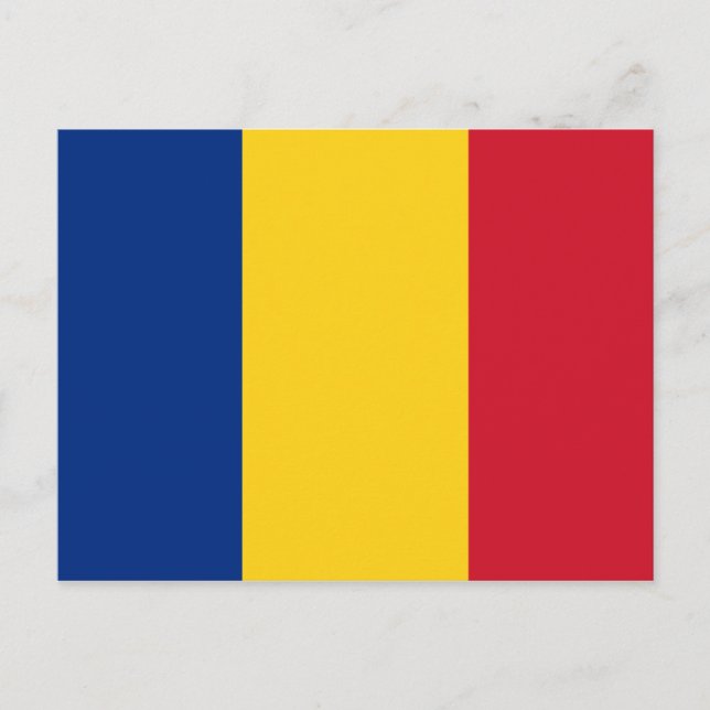 Romania Flag Postcard (Front)