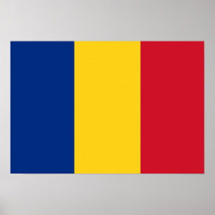 Romania Flag Poster