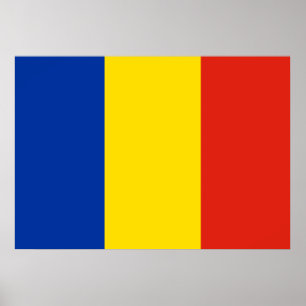 Romania Flag Poster