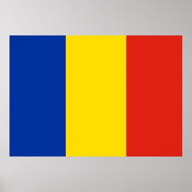 Romania Flag Poster (Front)