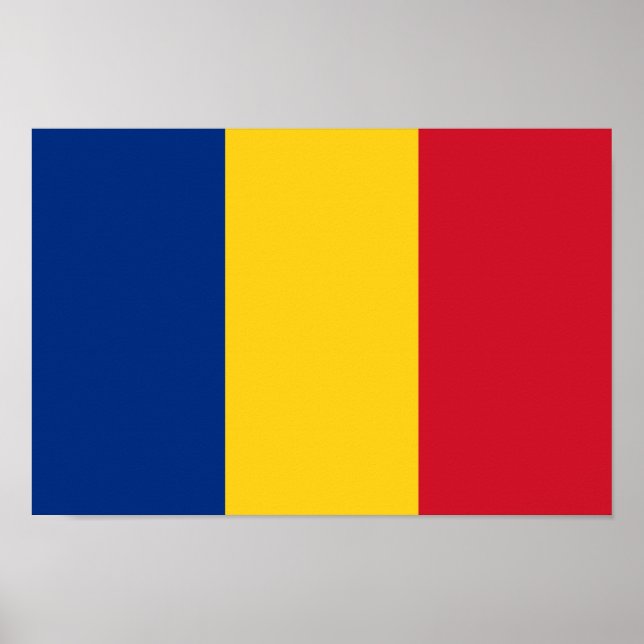 Romania Flag Poster (Front)