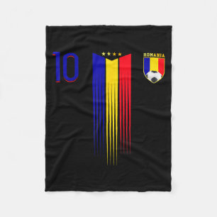 Romania Flag Romanian Pride Lovers Fleece Blanket