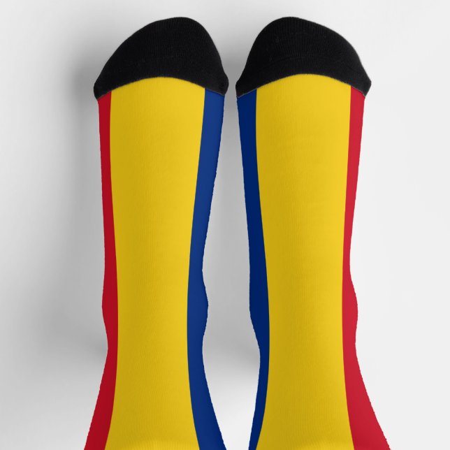 Romania Flag Socks (Top)