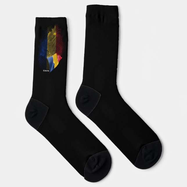 Romania flag socks (Right)