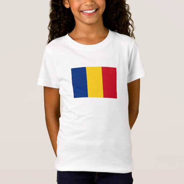 Romania Flag T-Shirt (Front)