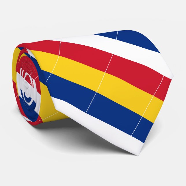 Romania Flag Tie (Rolled)