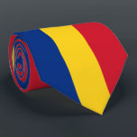 Romania Flag Tie<br><div class="desc">Patriotic flag of Romania.</div>