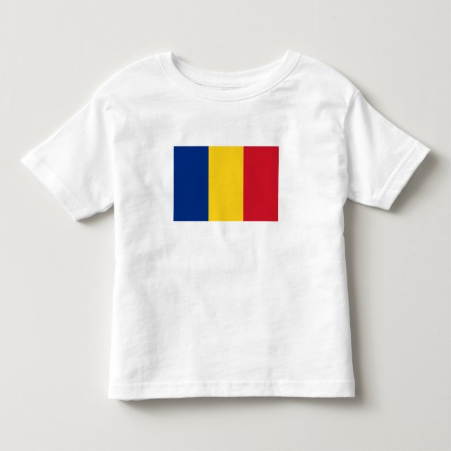 Romania Flag Toddler T-Shirt (Front)