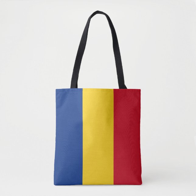 Romania Flag Tote Bag (Front)