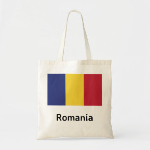 Romania Flag Tote Bag