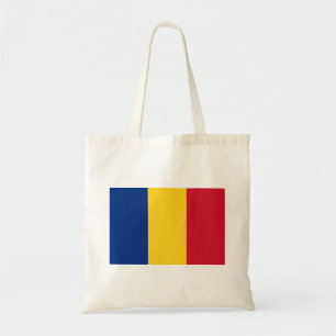 Romania Flag Tote Bag
