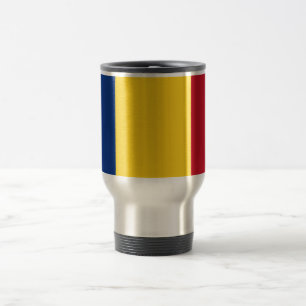 Romania Flag Travel Mug