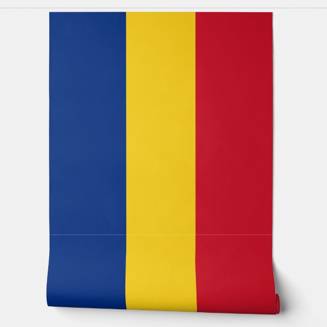 Romania flag wallpaper (Unrolling)