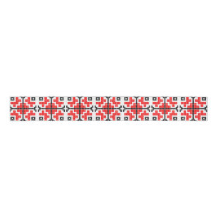 romania folk ethnic floral geometric motif costume grosgrain ribbon