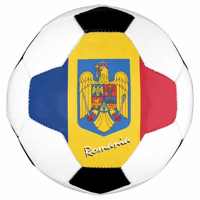 Romania Football & Romanian Flag / Sports (Front)