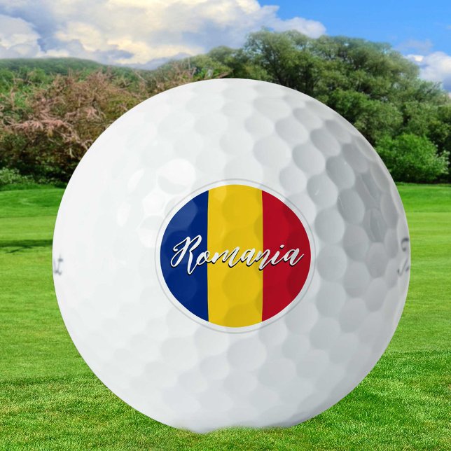 Romania Golf Balls, Flag Golfers / Patriots Golf Balls (Creator Uploaded)