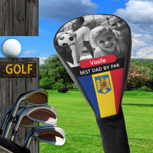 Romania Golf, Best Dad, Romanian Flag, Photo Golf Head Cover