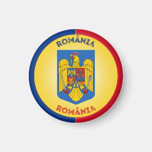 Romania Heritage Emblem Magnet