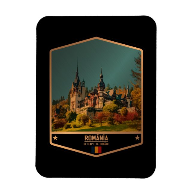 Romania Magnet (Vertical)