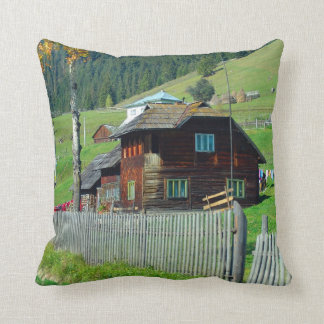 Romania, Moldova, country farm house Cushion