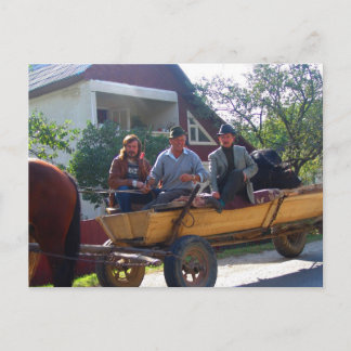 Romania, Moldova, the evening commute Postcard