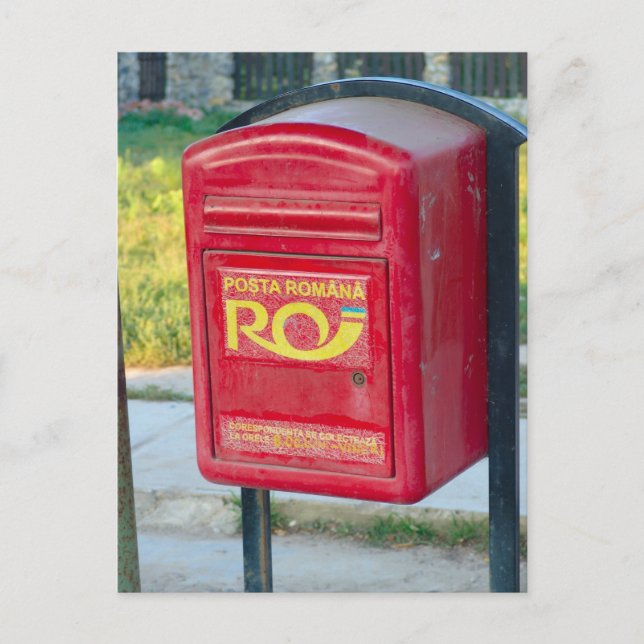 Romania, Post box Postcard (Front)