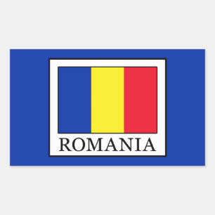 Romania Rectangular Sticker