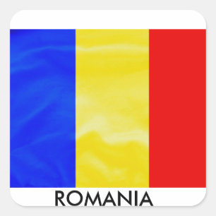 Romania Ro Eastern European Country Flag Sticker