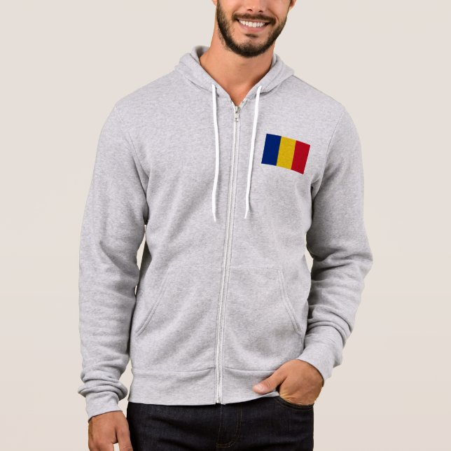 România - Romania Flag Hoodie (Front)