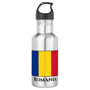 Romania (Romanian) Flag 532 Ml Water Bottle