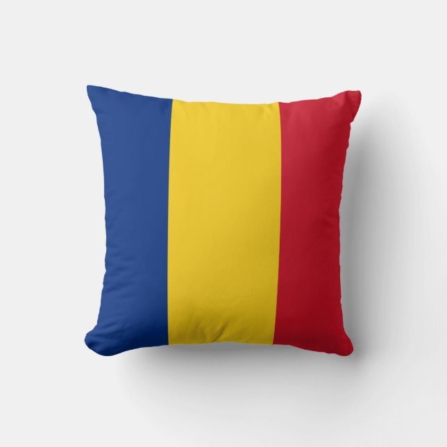 Romania (Romanian) Flag Cushion (Front)