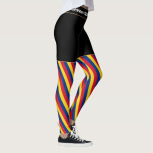 Romania & Romanian Flag fashion, travel/sport fan Leggings