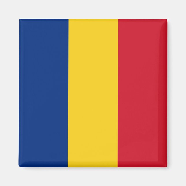 Romania (Romanian) Flag Magnet (Front)